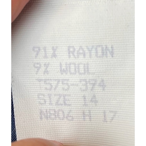 Vintage Country Sophisticates Skirt By Pendleton Made In USA Size 14 Wool Blend - Picture 3 of 4